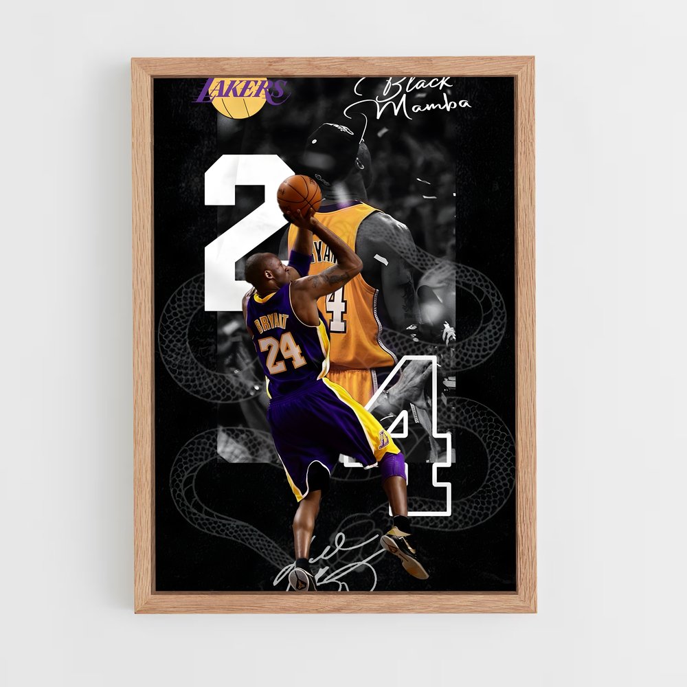 Poster Légende Noire – affiche Basketball (vue 4)